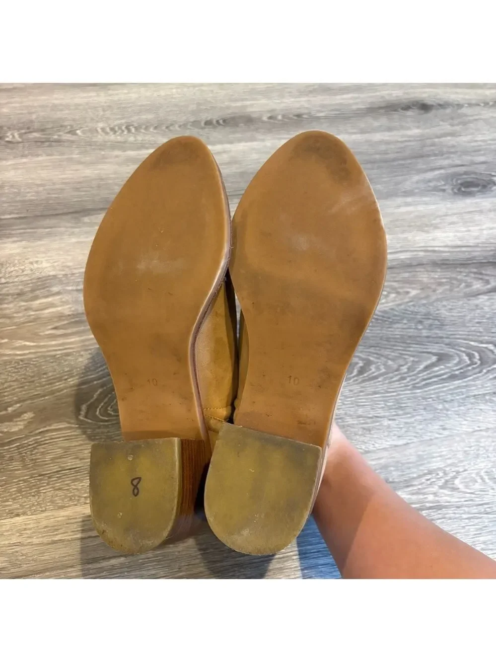 Jeffrey Campbell Fontana Tan Suede Chelsea Ankle Boots Size 10